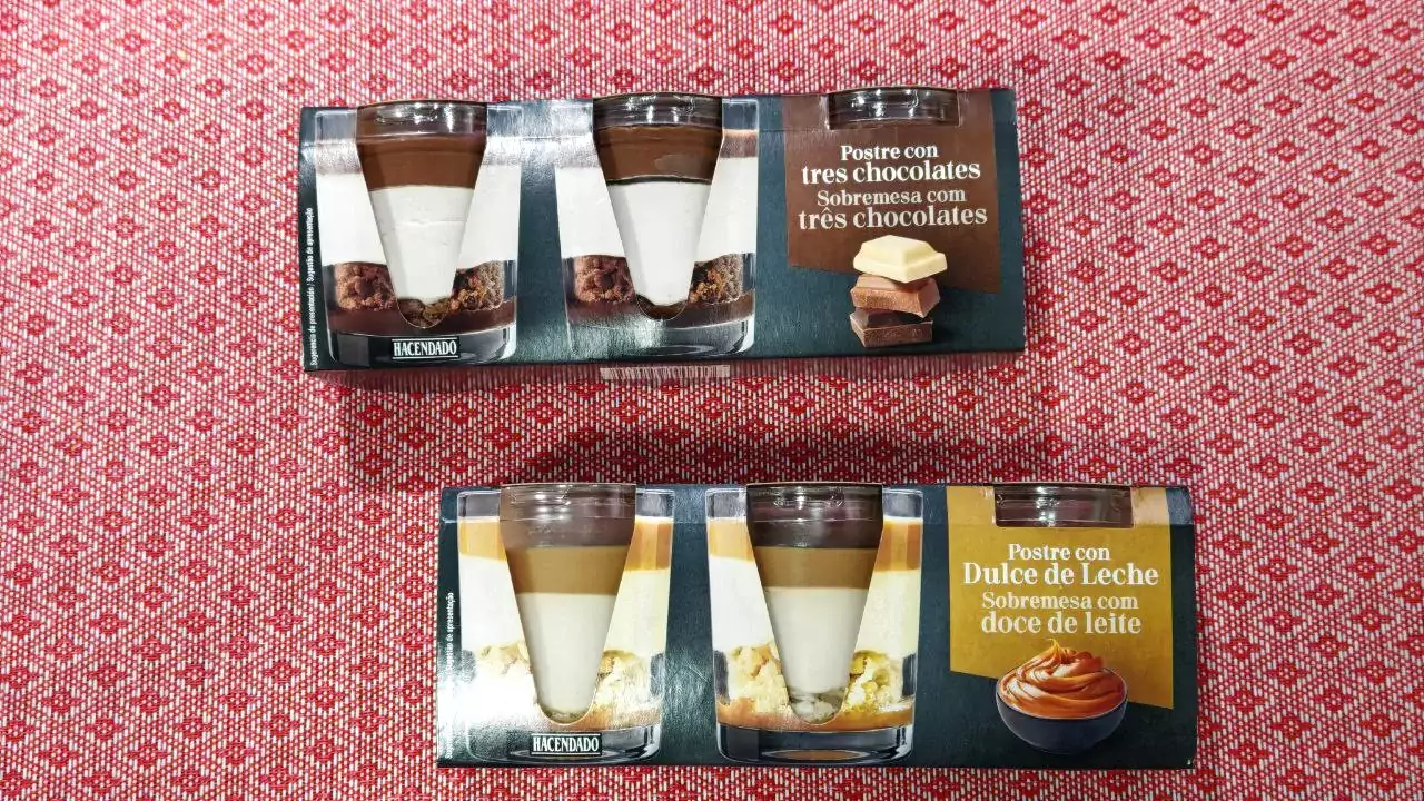 postre 3 chocolates de mercadona